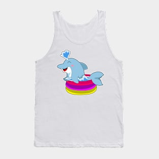 Dolphin Swimming Kids pool Tank Top